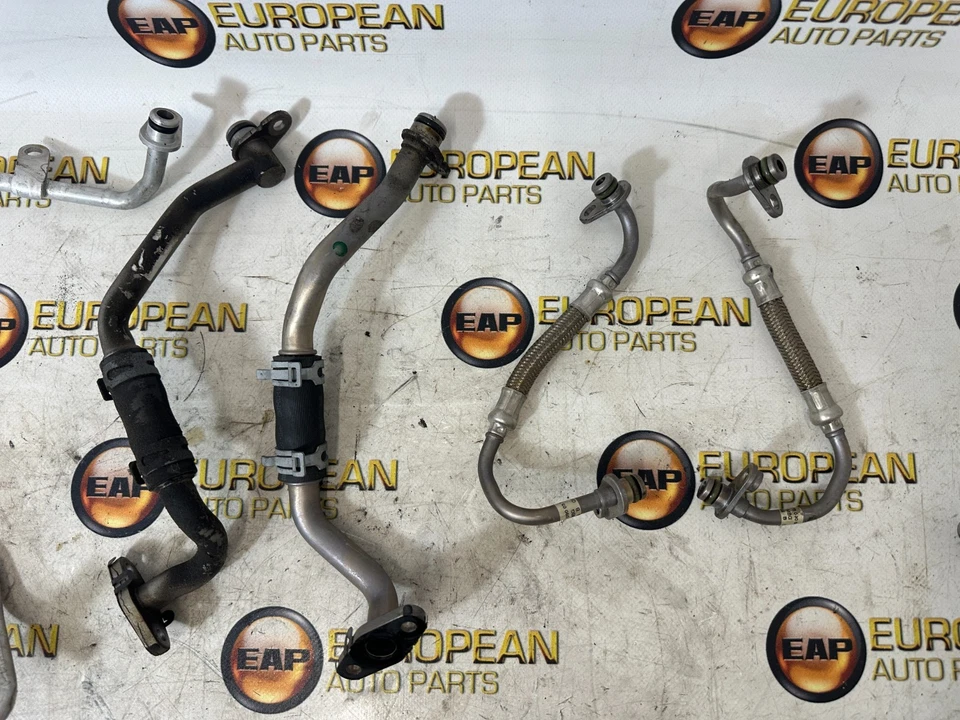 2016-2021 MERCEDES C43 AMG W205 3.0L TURBOCHARGER COOLANT/OIL HOSE LINE SET OEM - Image 2 of 4