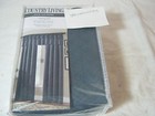 Country Living Notting Hill Matelasse Lattice Tab Panels 2(52x84) Copen Blue New