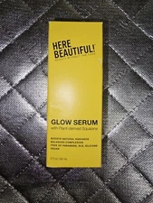 Here Beautiful Glow Serum with Squalane for Renewing and Balancing 2 fl oz