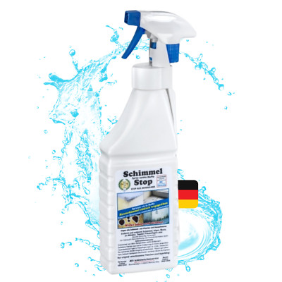 Anti Schimmel Spray EXTRA STARK Ohne Schrubben nur Einwirken Tapete Bad 500 ml