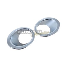 Für Ihren Qashqai 2007-10 Chrom Nebelscheinwerfer Umrandung Rahmen Blenden SET