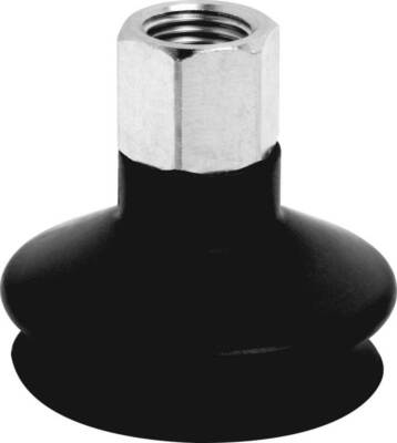 VTCL-200S-1/8F, Balgsauger - rund - 1,5-fach - 20,0 mm - Silikon | Camozzi
