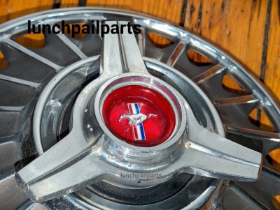RARE HTF 67 Ford Mustang Hubcap Fastback 2+2 Convertible Cabriolet NHTSA RECALL