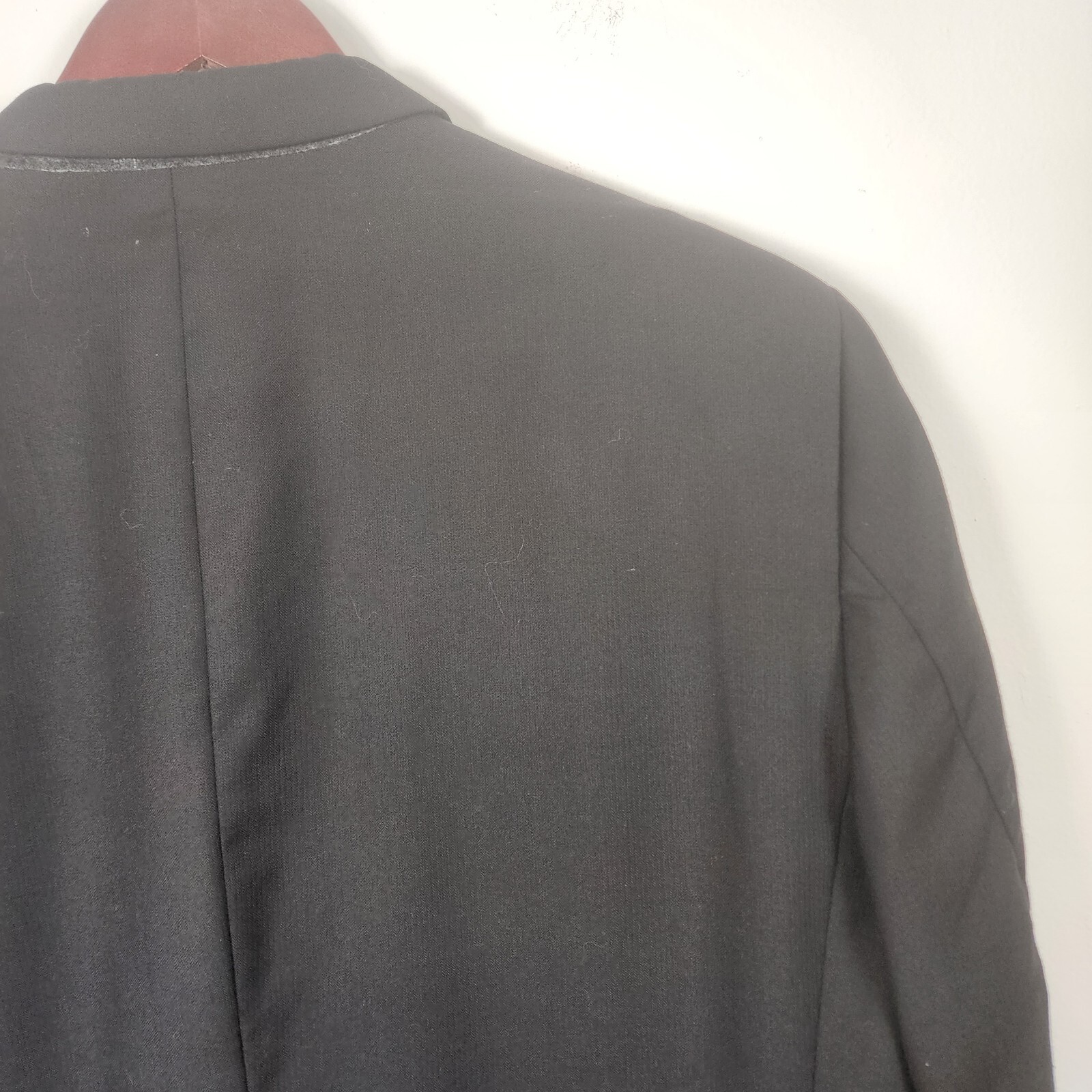 Peter Millar Two Button Solid Black Blazer Men's … - image 7