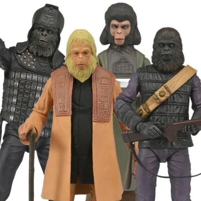 NECA Planet of the Apes Legacy Series 7-Inch Scale Actionfigur 4er Set