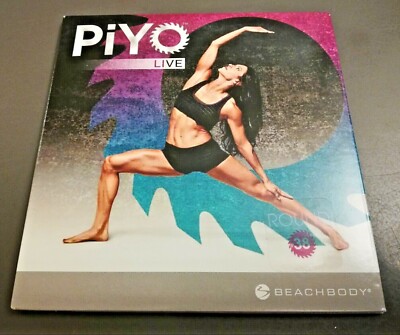PiYo Live Round 38 Motivational Workout DVD w/ Audio CD Inserts
