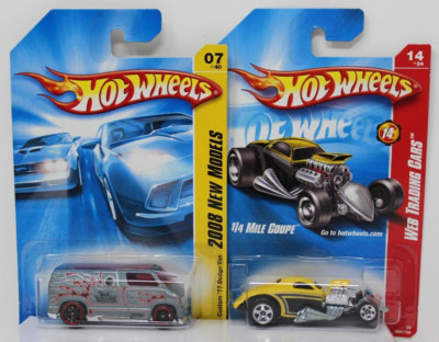 Hot Wheels USA Lange Karte Konvolut von 6 Autos - Siehe BILDER - No.07