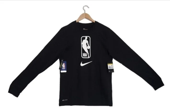 Jersey Manga Larga Nike AT0517 070 NBA color negro Team 31 Dri FIT T Shirt