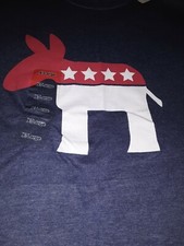 Unisex Top XL Political Donkey Elephant Graphic Made in U.S.A.