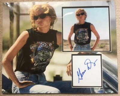 GEENA DAVIS SIGNIERT THELMA UND LOUISE FOTO MONTAGE (1) 