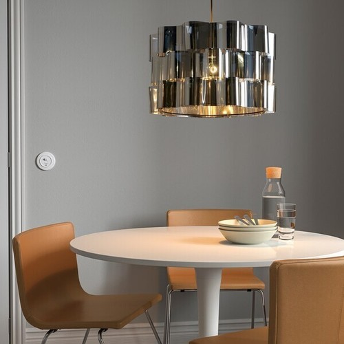 IKEA ALVSTARR 20" Lamp Shade Siver 604.040.98 New