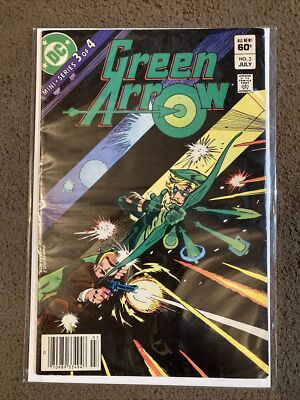 Green Arrow DC Comics #3 Of 4 Mini Series Newsstand Volume 1 1983 Very Good+