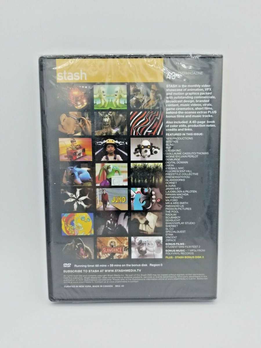 その他 Stash 20 DVD Magazine STASH-43-DVD-Magazine-Animation-VFX-Motion Graphics For Design and