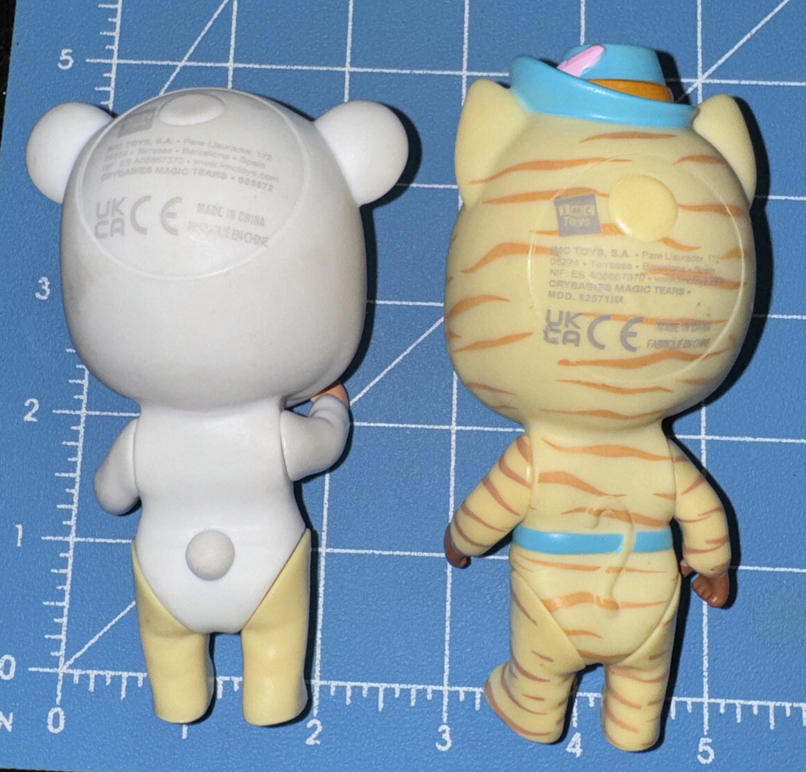 Lot of 2 Cry Babies Magic Tears Dolls IMC Toys - No