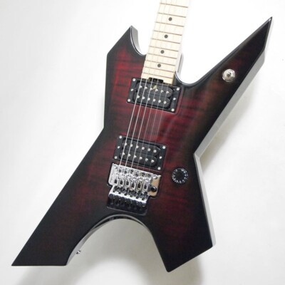 Killer KG-Exploder II Flame Top Wine Red Sunbust TWRS with Gig Bag