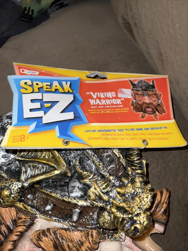 Halloween Full Face Latex Mask - Viking Warrior Dwarf Dragon Helmet Disguise EUC - Image 2 of 3