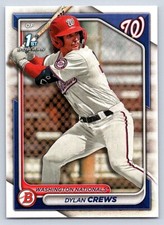 DYLAN CREWS  NATIONALS RC 1st card    2024 BO...
