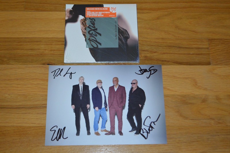 Pixies Autographed "The Night The Zombies Came" 8x6 CD Insert w/COA  Entire Band