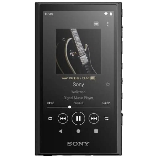 SONY Walkman NW-A307 BC BLACK Hi-Res A300 Series 64GB Audio Player English  Used