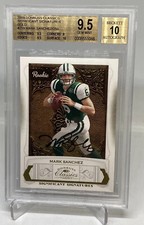 2009 Donruss Classics GOLD Mark Sanchez auto RC ROOKIE  /250 BGS 9.5/10 GEM MT