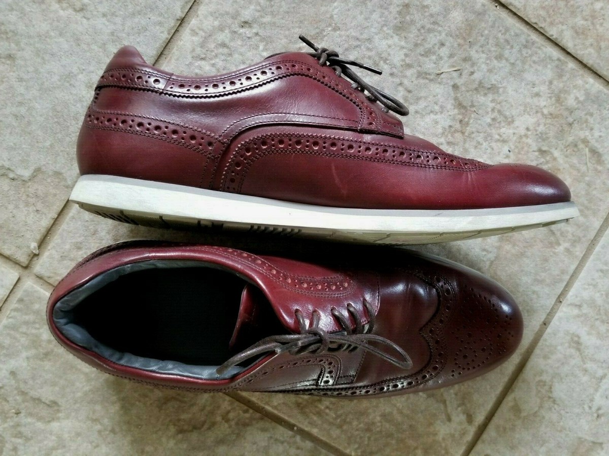 HUGO BOSS leather wing tips SHOES - Made in Italy - Size 42  display picture 3