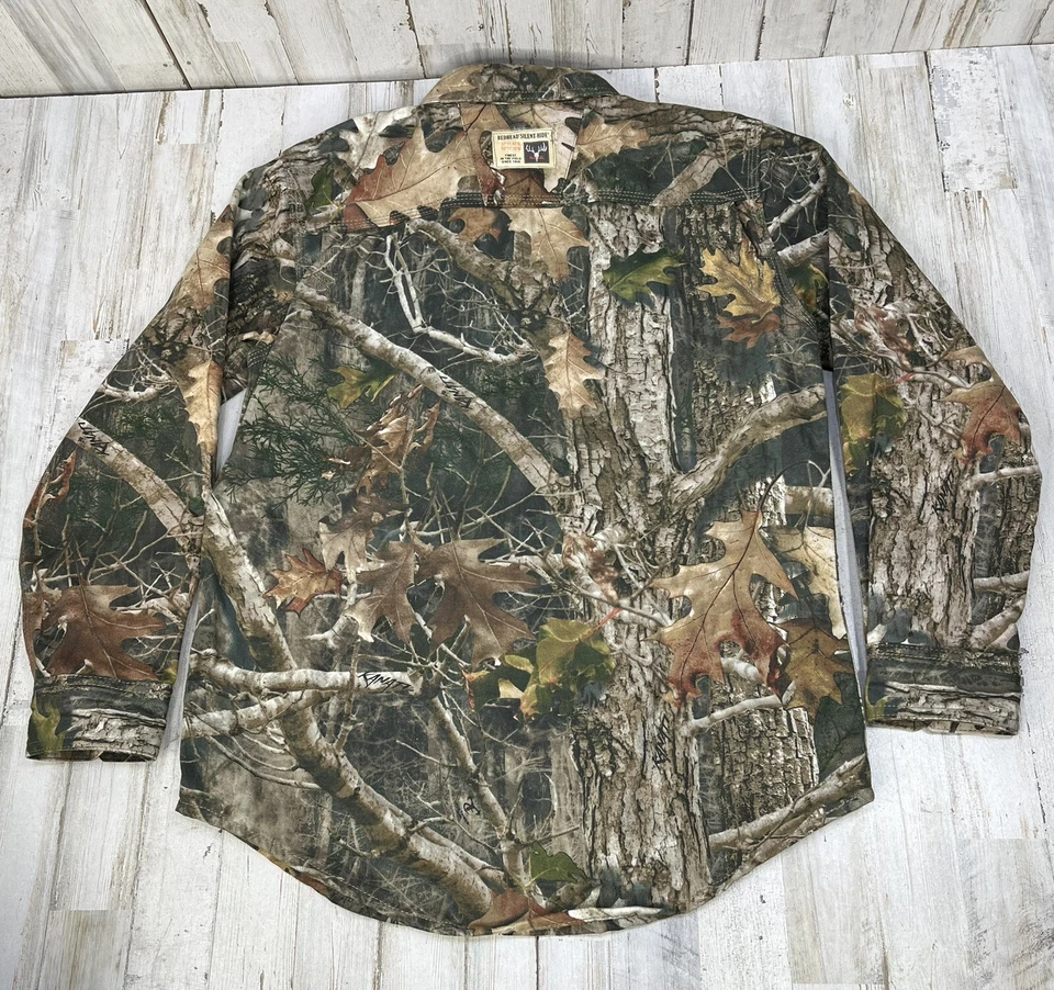 Camisa manga larga RedHead Silent-Hide para niño talla XL camping/caza con botones Foto 2 de 4