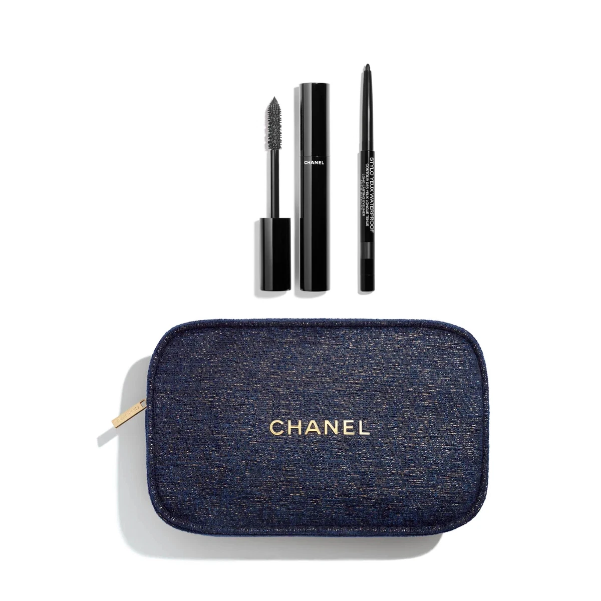 CHANEL HOLIDAY GIFT SET 2023 EYE ESSENTIALS SOLD OUT LIMITED BAG & MAKEUP