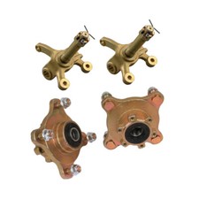 4 Stud Front Steering Knuckle Spindle Wheel Rim Hub for Quad Go Kart ATV Golf