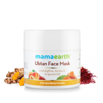 Mamaearth Ubtan Face Mask with Saffron and Turmeric - 100 GM