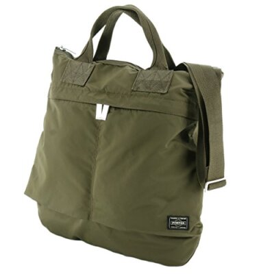 Yoshida Porter FRAME 2way helmet bag 690-17846 Khaki Green New 