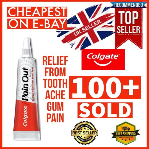 🇬🇧Colgate Pain Out Tooth Ache Gum Pain Dental Care Gel Clove Oil