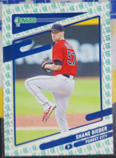 2021 Donruss Shane Bieber Forest City Statue of Liberty Parallel #183 Guardians
