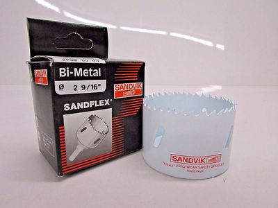 NEW! SANDVIK 2-9/16'' BI-METAL HOLE SAW, SANDFLEX  #3830-65-US