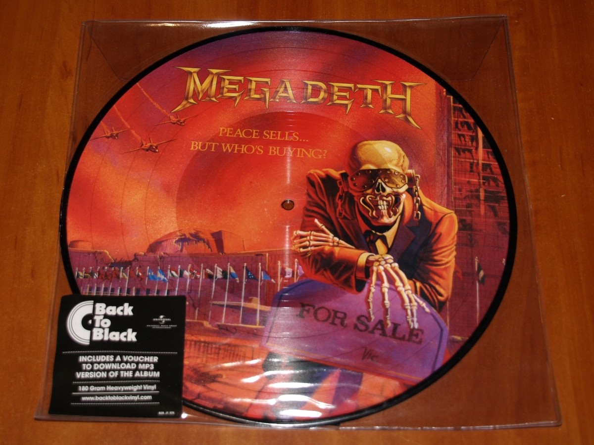 MEGADETH 5x EU LP PICTURE DISC VINYL Lot YOUTHANASIA COUNTDOWN