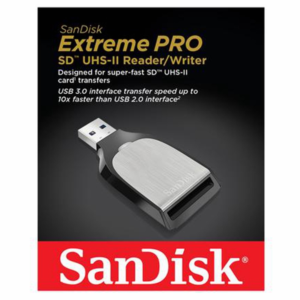 SD Card Reader Sandisk Extreme Pro USB3.0 SuperFast SD UHSII Card