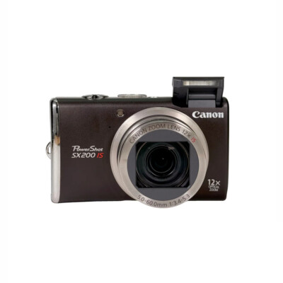 Canon PowerShot SX200 IS 12.1 MP Digital Camera w/Optical Zoom and