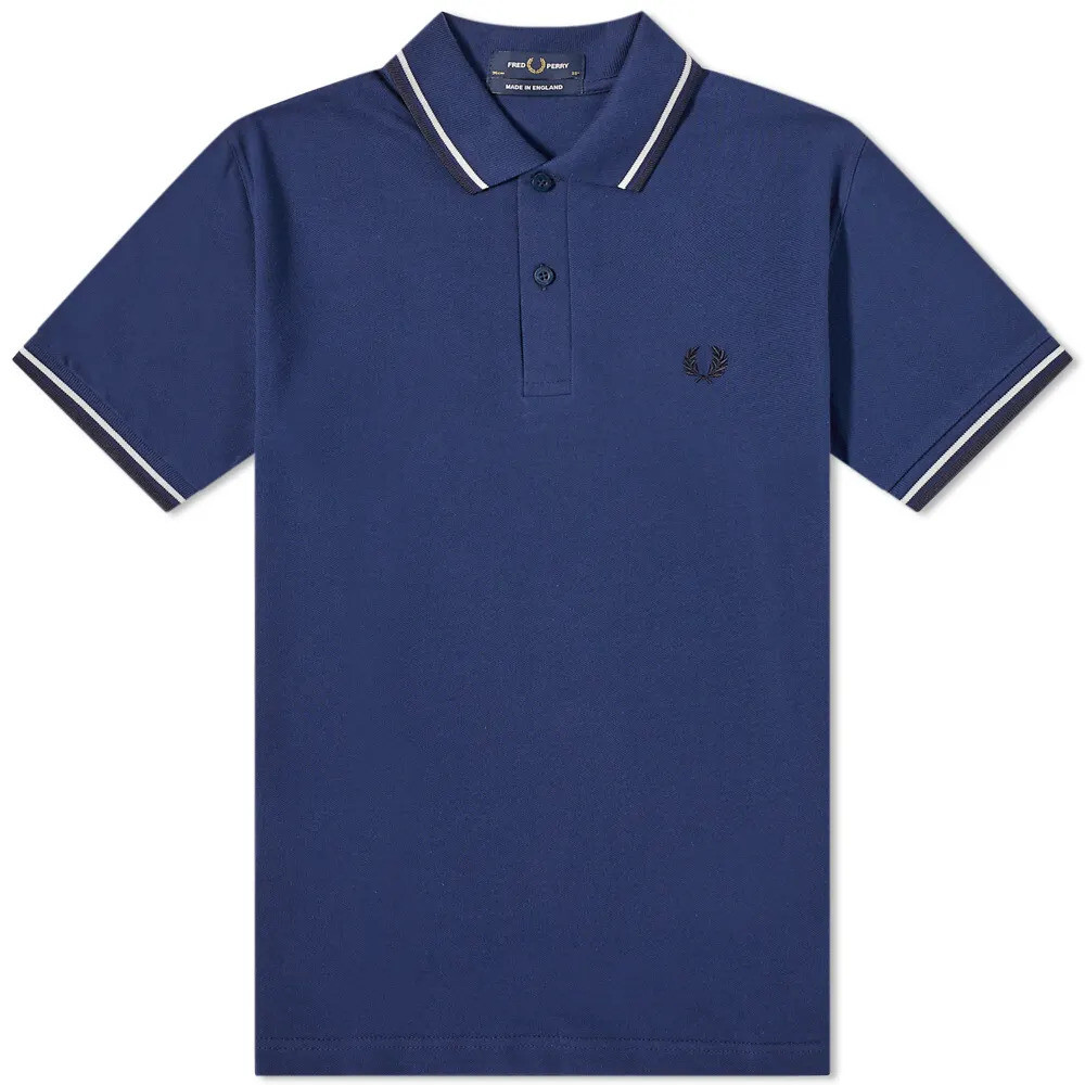 Fred Perry Reissues Original Twin Tipped Polo French Navy