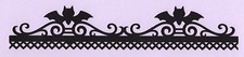 Halloween Border Die Cuts, Bat Border Die Cuts, 4 pcs. 8" long x 1.5" high
