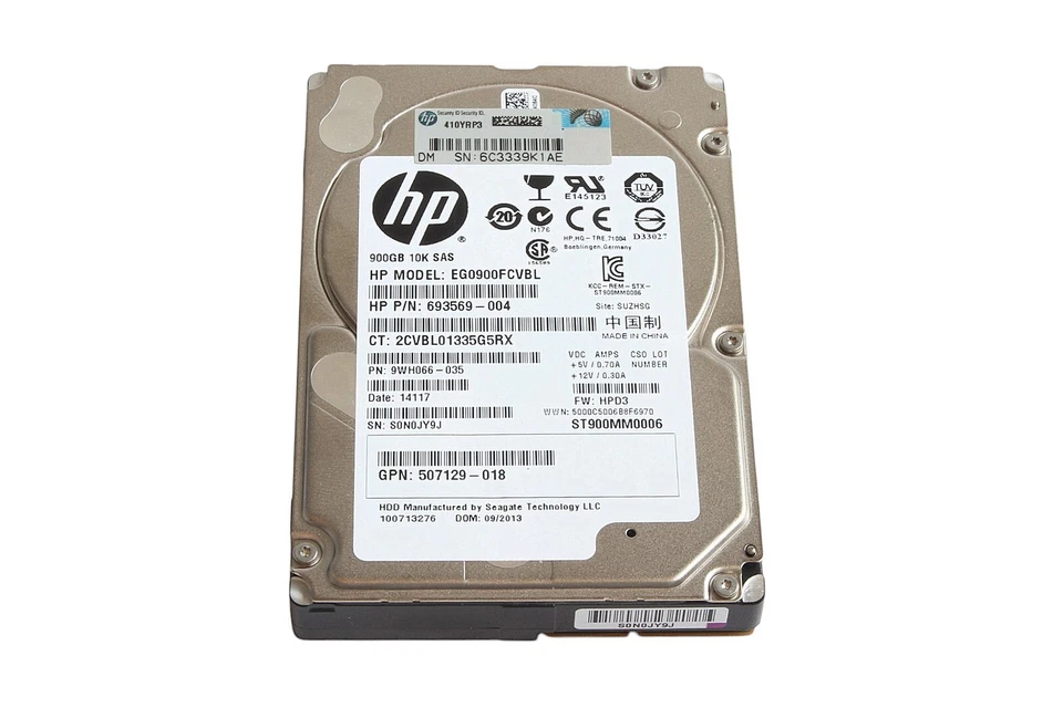 HP EG0900FCVBL 10k HDD SAS Festplatte 2.5" 900GB /  693569-004