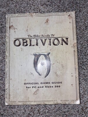 Elder Scrolls IV Oblivion Official Game Strategy Guide PC Xbox 360 1st Edition!
