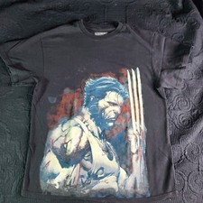 VINTAGE Wolverine shirt Adult Large Black marvel Mad Engine Mens AT