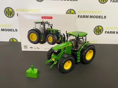 WIKING 7870 1:32 SCALE JOHN DEERE 6R 250 TRACTOR WITH FRONT WEIGHT