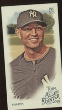 J.A. HAPP JA 2019 Topps Allen & Ginter X NNO No Number Back Mini Parallel Card