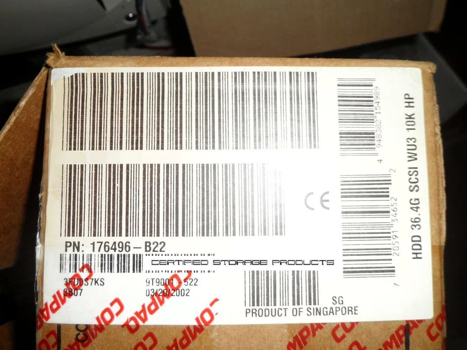 NEW Compaq 36.4GB SCSI U320 80-PIN SCSI Hard Drive W/Tray 232574-002 176496-B22 - Image 3 of 4