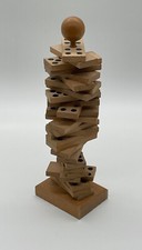 DOMINOS EN BOIS ANCIEN JEU DE DOMINOS VINTAGE SUR TOUR