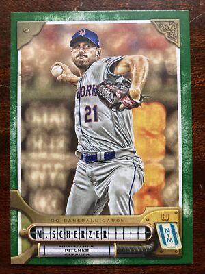 2022 Topps Gypsy Queen Max Scherzer #63 Green Parallel - Mets