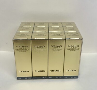 12 x Chanel Sublimage La Creme Ultimate Skin Regeneration Texture Supreme 5ml EA