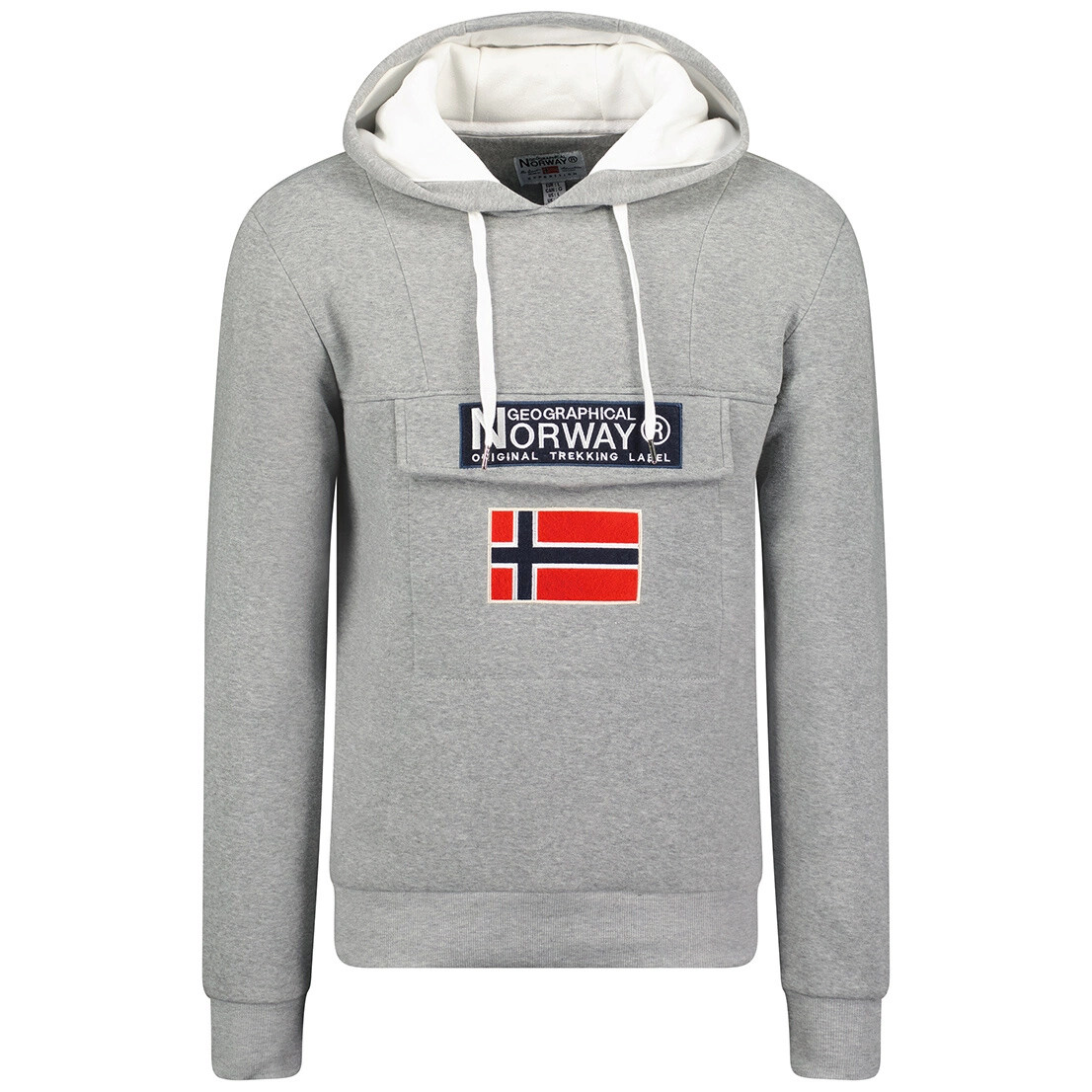 Географическое положение Норвегия Толстовки GADRIEN Herren Grau Kapuzenpullover WW6114HGN 8890₽