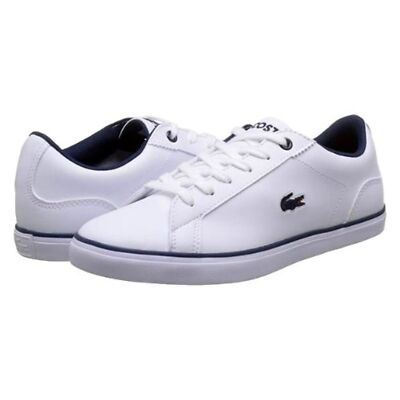 Lacoste Lerond BL 2 White/Navy Synthetic 3 US Child