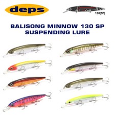 Deps Balisong Minnow 130SP Suspending Jerkbait Lure 130mm 24.8g Select Color(s)